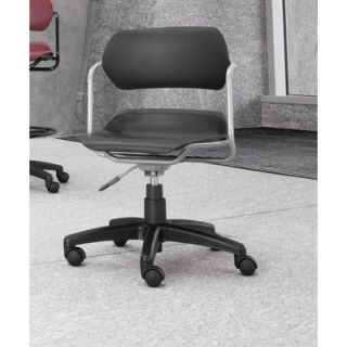 OFM Plastic Armless Swivel Office Chair with Swivel