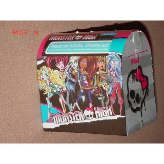 Monster High Doll Valentine 32 Cards in Keepsake Valentines Light Up Mailbox Toys & Games