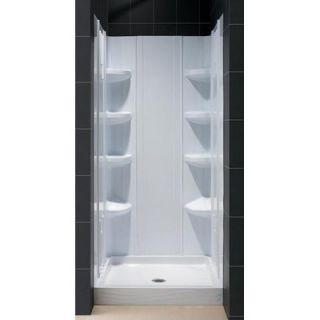 Dreamline Shower Wall Panel and Trio Base with Center Drain