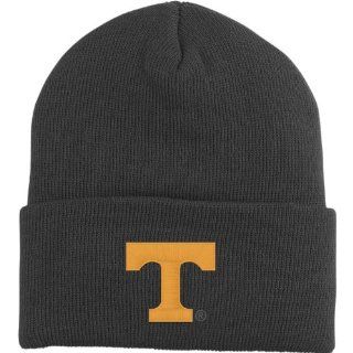 Tennessee Volunteers Black Beanie Hat   NCAA Cuffed Winter Toque Knit Cap  Sports Fan Beanies  Sports & Outdoors