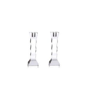 Orrefors Cruise Crystal Small Candlesticks (Set of 2)