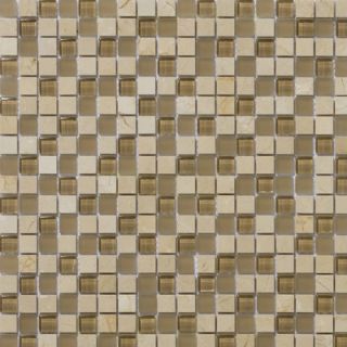 Emser Tile Lucente 12 x 12 Stone and Glass Mosaic Blend in Murano