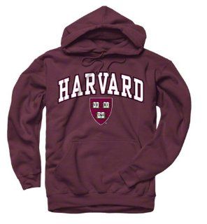 Harvard Crimson Crimson Perennial II Hooded Sweatshirt  Sports Fan Sweatshirts  Sports & Outdoors