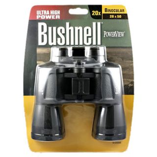 Bushnell Powerview 20x50 Black Porro Prism Binoculars in Clam
