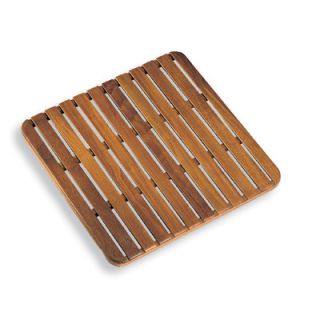 WS Bath Collections Complements Tapie Shower Mat in Teak Wood   25 x