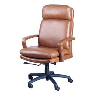 High Back Leather Executive Chair with Spider Base