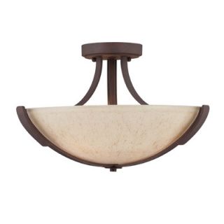 Savoy House Berkley 3 Light Semi Flush Mount