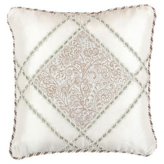 Jennifer Taylor Swanson Pillow with Cord and Velvet Braid