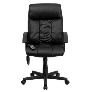 FlashFurniture High Back Leather Massaging Executive Office Chair with