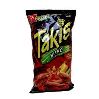 Barcel Takis Nitro Fuego Corn Snack   Habanero & Lime   12 Large 9.9oz Bags  Chocolate Chip Cookies  Grocery & Gourmet Food