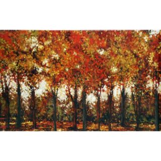 North American Art Bordeaux Trees Canvas Wall Art