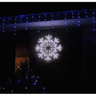 Holiday Lighting Specialists Twinkle Glow Snowflake Rope Light
