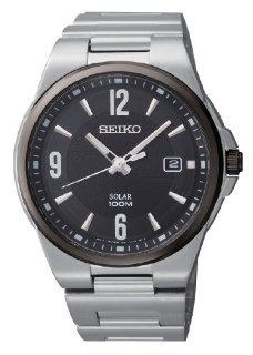 Seiko Solar Men's Quartz Watch SNE211 at  Men's Watch store.
