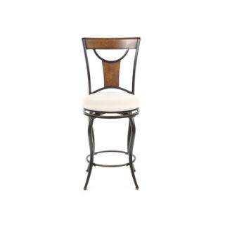 Hillsdale Furniture Pacifico 26 Swivel Counter Stool in Black