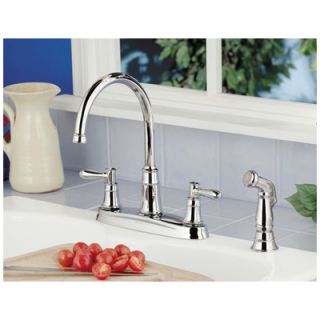 Price Pfister Harbor Two Handle Centerset Kitchen Faucet with Side