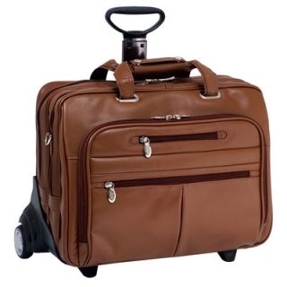 McKlein USA R Series OHare Leather 2 in 1 Removable Wheeled Laptop
