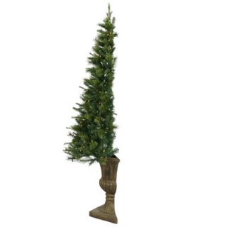 Vickerman Co. Oneco Pine 6.5 Half Potted Artificial Christmas Tree
