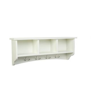 Alaterre Shaker Cottage Bench Table and Coat Hooks