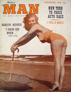 Modern Man Magazine November 1953 Marilyn Monroe on Cover Modern Man Books