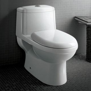 Fresca Dorado Dual Flush 0.8 GPF / 1.6 GPF Elongated 1 Piece Toilet