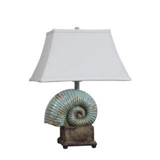 Sanctuary Stoneware Nautilus Table Lamp