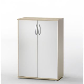 Tvilum Cullen Bookcase in White with Doors