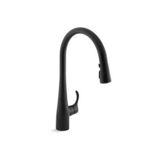 Simplice Single Hole Pull Down Kitchen Faucet