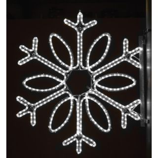Holiday Lighting Specialists 36 Pole Decoration Single Loop Snowflake