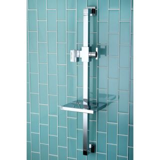 Claremont 23.6 Square Shower Slide Bar with Soap Dish