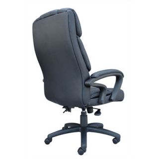 Boss Office Products High Back Leather Executive Chair with Arms