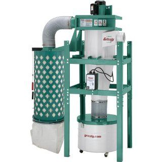 Grizzly G0443 Cyclone Dust Collector, 1.5 HP   Vacuum And Dust Collector Accessories  