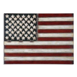 Uttermost American Flag Wall Art by Grace Feyock   25.75 X 36 in