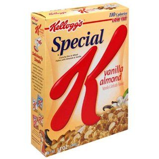 Kellogg's Special K Cereal, Vanilla Almond, 14 Ounce Box  Breakfast Cereals  Grocery & Gourmet Food