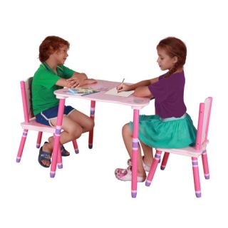 Princess Children Table and Chair Set (Set of 3)