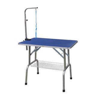 Heavy Duty Stainless Steel Pet Grooming Table with Arm