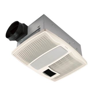 Broan Nutone Ultra Silent 110 CFM Bathroom Fan with Heater and Light