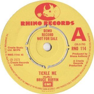 Tickle Me / I Like Everything About You   Bruce Ruffin 7" 45 Music