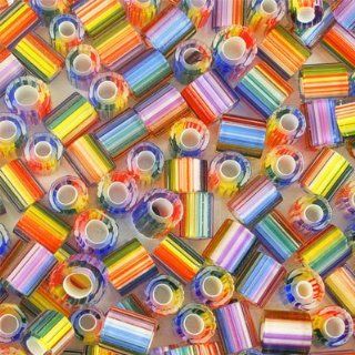 Rainbow Optic Furnace Glass Beads