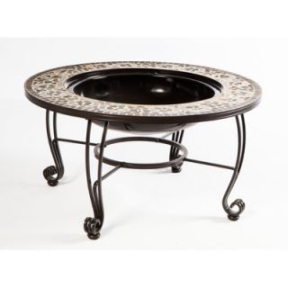 Alfresco Home Vulcano Burning Table with Firepit