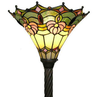 Warehouse of Tiffany Classic Torchiere Floor Lamp