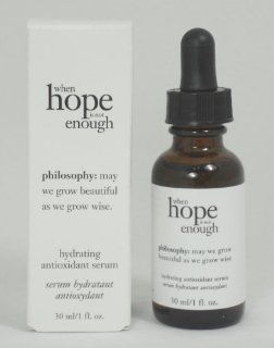 PHILOSOPHY "When Hope Is Not Enough" 1 oz Hydrating Antioxidant Serum  Facial Treatment Products  Beauty
