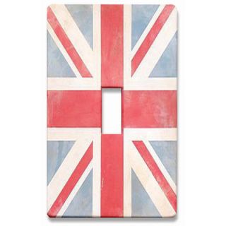 HomePlates Vintage Union Jack Decorative Light Switchplate Cover
