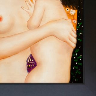Tori Home Le Tre Eta Della Donna (Mother and Child) by Klimt Framed