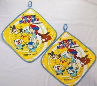 Two Pokemon BW loop with towel (the pattern) set (japan import) Toys & Games
