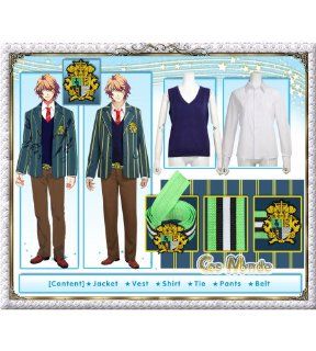 Uta no Prince sama   Shinomiya Natsuki School Uniform Cosplay Costume [Deluxe Set] Toys & Games