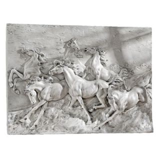 Design Toscano Wild Horse Stampede Wall Décor