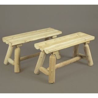 Rustic Natural Cedar Furniture 24 Wood Picnic Bench