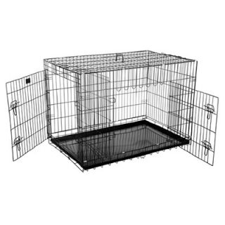 Pet Trex Folding Pet Crate Kennel Wire Cage for Dogs Cats or Rabbits
