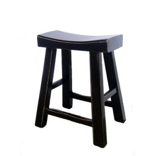 Antique Revival Chinese Style Sturdy Bar Stool