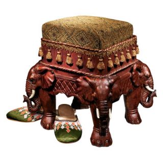 Design Toscano The Maharajahs Elephants Sculptural Upholstered